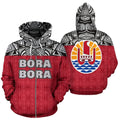 Bora Bora All Over Hoodie - BN09-Apparel-Phaethon-Zip-S-Vibe Cosy™