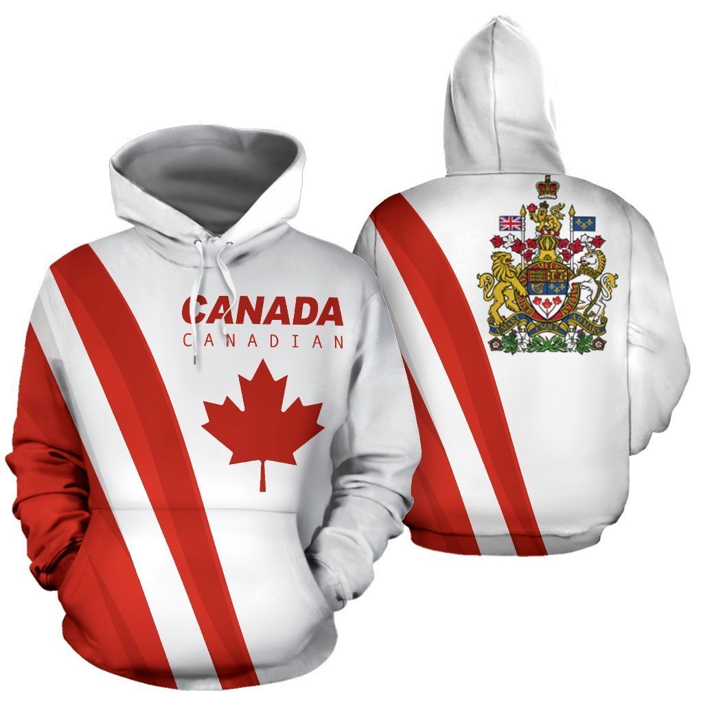 Canada Flag Hoodie - Special Version PL-Apparel-PL8386-Hoodie-S-Vibe Cosy™