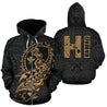 Hawaii Warrior Suffer Polynesian Hoodie - AH - J1-Apparel-Phaethon-Zipped Hoodie-S-Vibe Cosy™