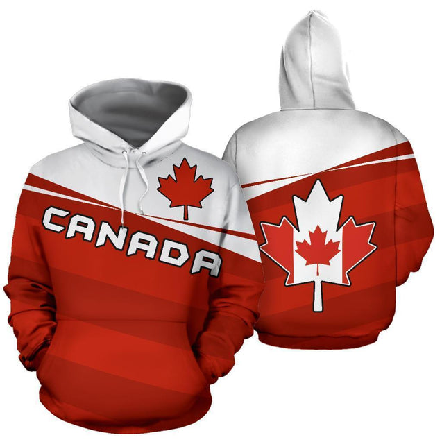 Canada Maple Leaf Hoodie - Vivian Style PL-Apparel-PL8386-Hoodie-S-Vibe Cosy™