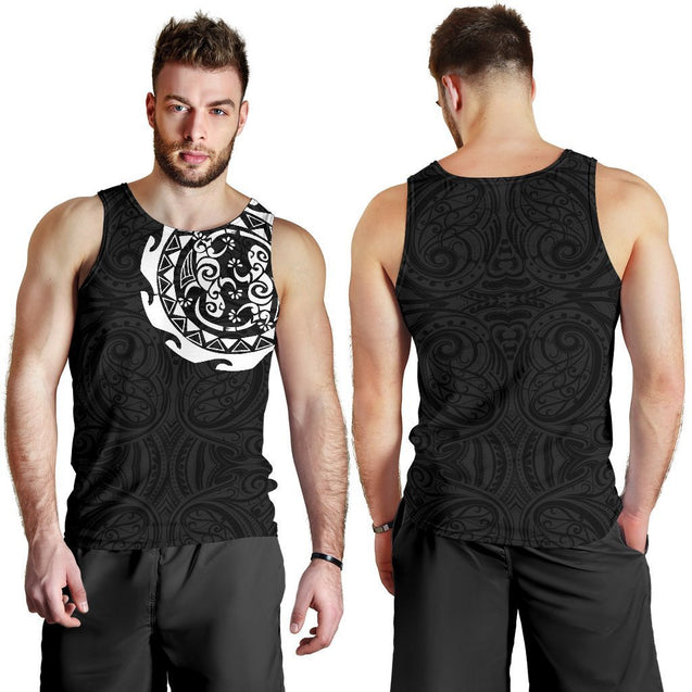 Maori Tangaroa Tattoo New Zealand All Over Hoodie - White NVD-Apparel-Dung Van-Tank Top-S-Vibe Cosy™