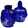 Australia Kangaroo Aboriginal Hoodie -NNK1483-Apparel-PL8386-Zip-Up Hoodie-S-Vibe Cosy™