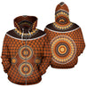 Round Aboriginal All Over ZIp-Up Hoodie-NNK1800-Apparel-PL8386-Hoodie-S-Vibe Cosy™