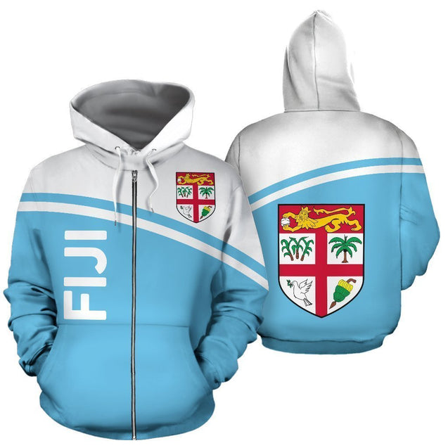 Fiji All Over Hoodie - Straight Version - BN04-Apparel-Khanh Arts-Zipped Hoodie-S-Vibe Cosy™