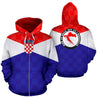 Croatia Spirit Zip Hoodie A6-Apparel-Khanh Arts-Zipped Hoodie-S-Vibe Cosy™