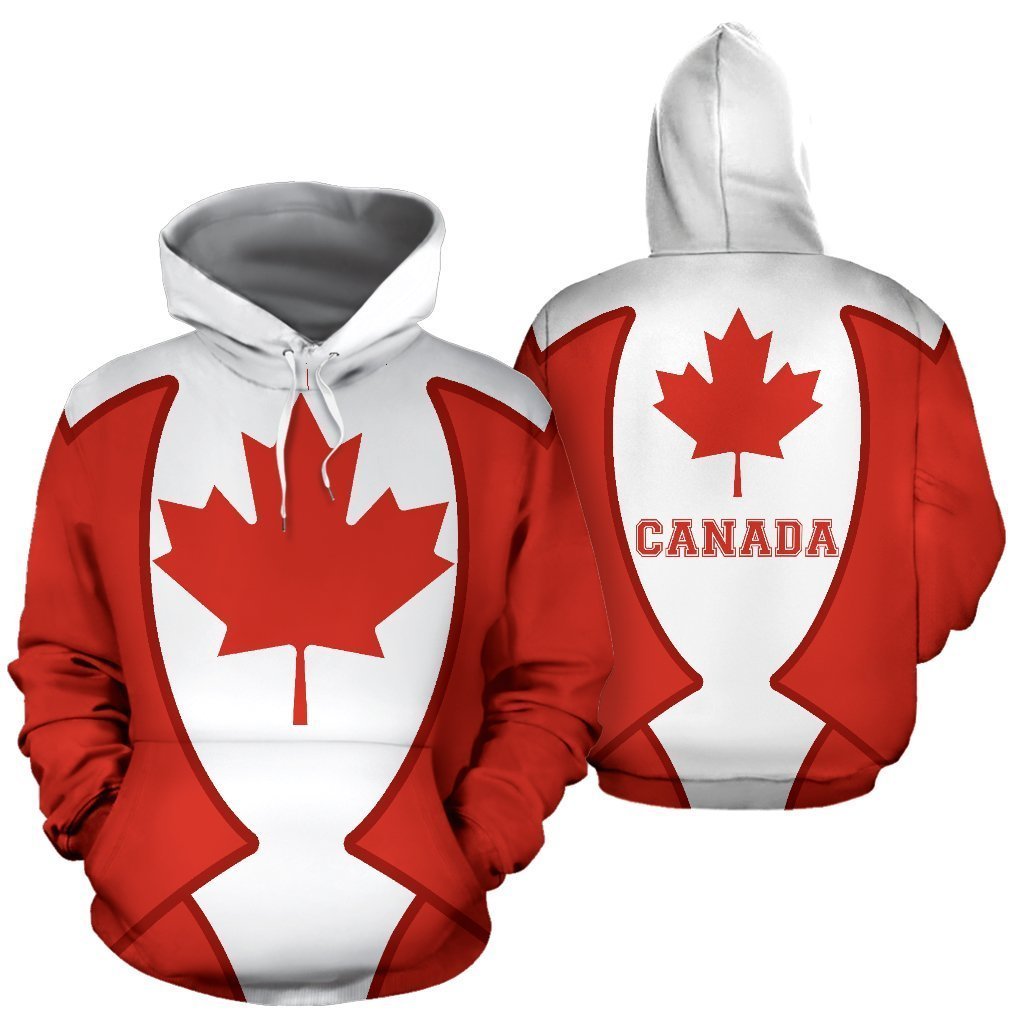 Canada Hoodie Maple Leaf Sport Style PL-Apparel-PL8386-Hoodie-S-Vibe Cosy™
