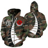 Lest We Forget Hoodie New Style Camo K4-Apparel-Khanh Arts-Zipped Hoodie-S-Vibe Cosy™