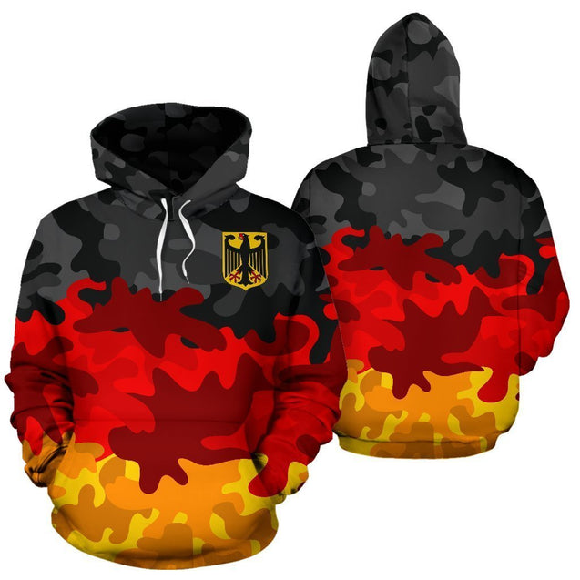 German Camo Hoodie K5-Apparel-Khanh Arts-Hoodie-S-Vibe Cosy™