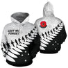 New Zealand Anzac Hoodie, Lest We Forget Poppies Maori Pullover Hoodie PL03032001 - Amaze Style™-Apparel