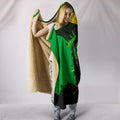 Jamaica - Jamaican Lion Hooded Blanket A7-Apparel-Phaethon-Hooded Blanket-Youth 49.6x59.05-Vibe Cosy™