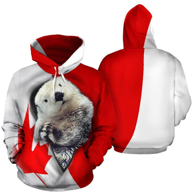 National Animal of Canada - Beaver PL-Apparel-PL8386-Hoodie-S-Vibe Cosy™