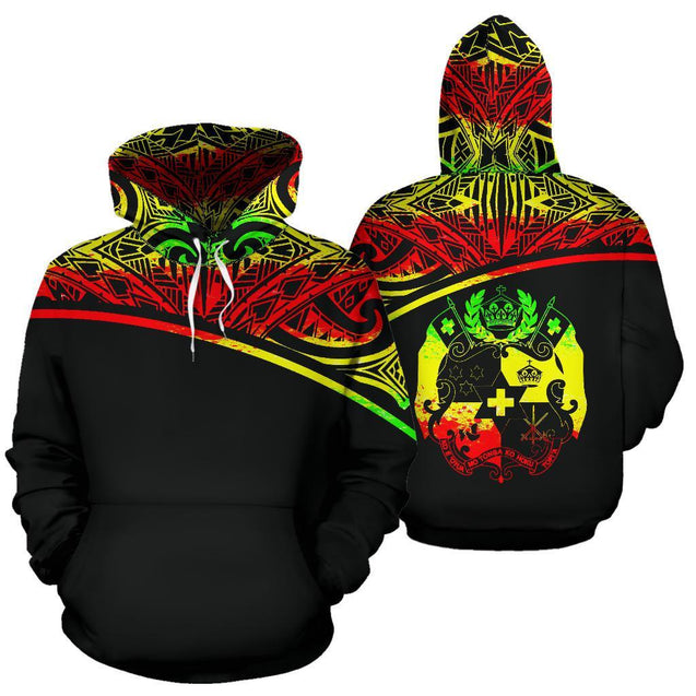 Tonga in My Heart Polynesian Tattoo Style 3D Printed Shirts TT0056-Apparel-TT-Hoodie-S-Vibe Cosy™