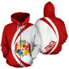 Tonga Polynesian Hoodie - Circle Style J9-Apparel-Phaethon-Zipped Hoodie-S-Vibe Cosy™