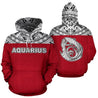 Aquarius Zodiac- Poly All Over Hoodie Red Version NTH140851-Apparel-NTH-Hoodie-S-Vibe Cosy™