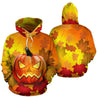 Halloween hoodie pumpkin maple leaf 3d all over printed for man and women PL-Apparel-PL8386-Hoodie-S-Vibe Cosy™