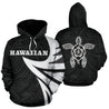 Hawaiian Turtle Polynesian Hoodie - Warrior Style J9-ALL OVER PRINT HOODIES (P)-Phaethon-Hoodie-S-Vibe Cosy™