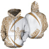 Hawaii Turtle Polynesian Hoodie - Circle Style Golden And White - AH - J9-ALL OVER PRINT HOODIES (P)-Phaethon-Zip-S-Vibe Cosy™