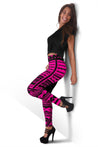 Hawaii Polynesian Leggings Pink - Fashion J1-LEGGINGS-Phaethon-Women's Leggings-S-Vibe Cosy™