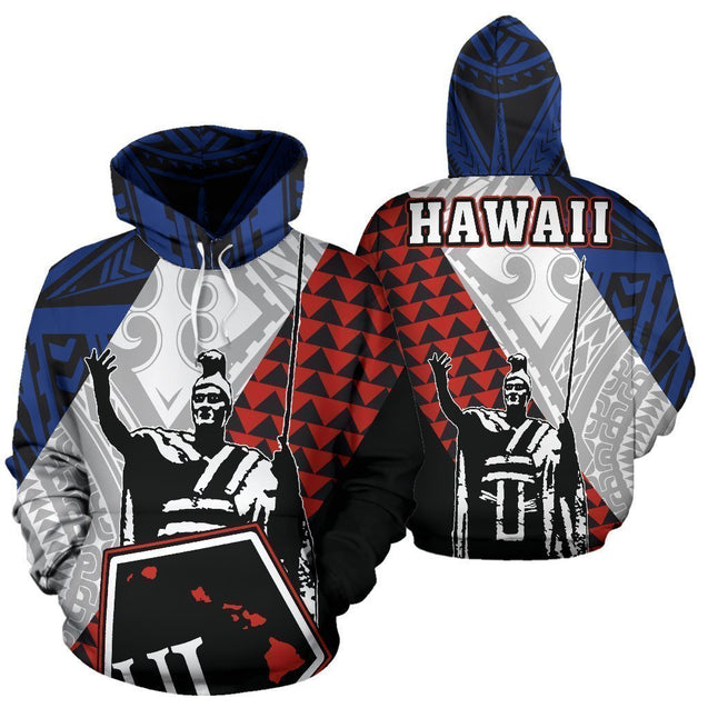 Kanaka King Polynesian Hoodie - AH-ALL OVER PRINT HOODIES (P)-Phaethon-Hoodie-S-Vibe Cosy™