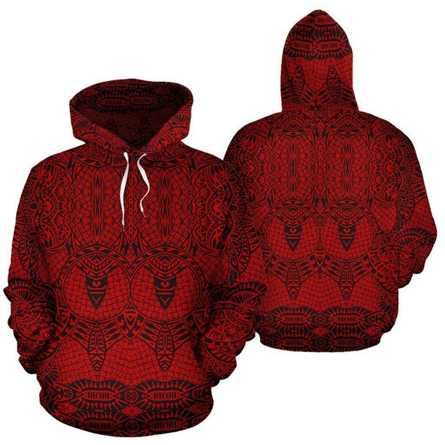 Polynesian Tribal Hoodie 15 - AH - J4-ALL OVER PRINT HOODIES (P)-Phaethon-Hoodie-S-Vibe Cosy™