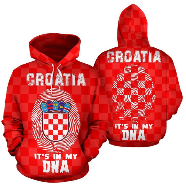 Croatia is Always in My DNA Zipper Hoodie A7-Apparel-Khanh Arts-Hoodie-S-Vibe Cosy™