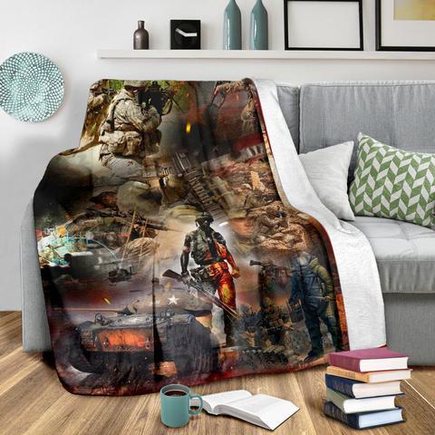 US Army 3D All Over Printed Blanket