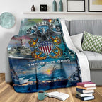 US Navy 3D All Over Printed Blanket