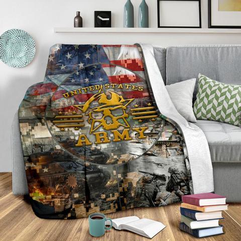 US Army 3D All Over Printed Blanket