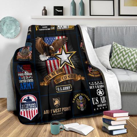 US Army 3D All Over Printed Blanket