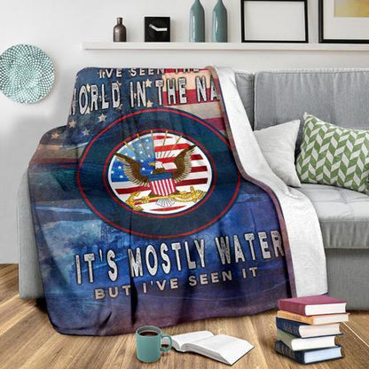 US Navy 3D All Over Printed Blanket