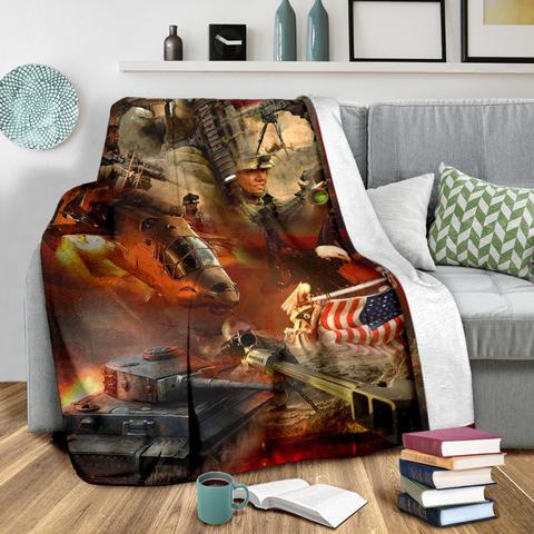 US Army 3D All Over Printed Blanket