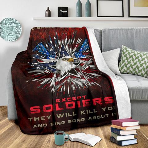 US Army 3D All Over Printed Blanket