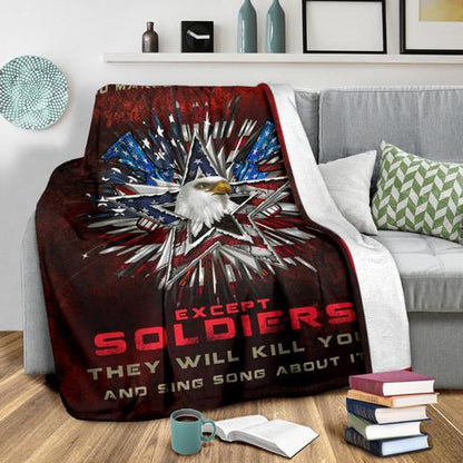 US Army 3D All Over Printed Blanket