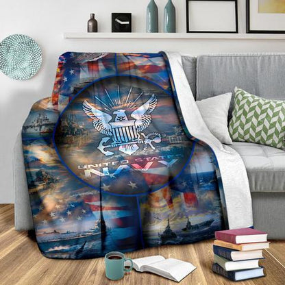 US Navy 3D All Over Printed Blanket