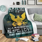 US Navy 3D All Over Printed Blanket