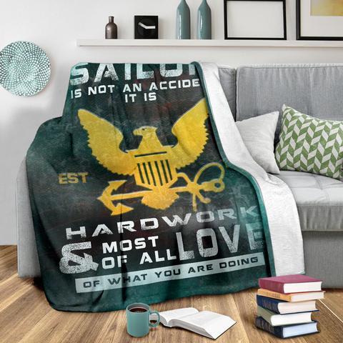 US Navy 3D All Over Printed Blanket