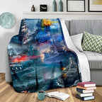 US Navy 3D All Over Printed Blanket