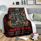 US Navy 3D All Over Printed Blanket