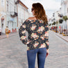 Autumn Fall Floral - Women's Off Shoulder Sweater-Amaze Style™-Women's Off Shoulder Sweater - Autumn Fall Floral - Women's Off Shoulder Sweater-2XS-Vibe Cosy™