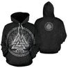 Valknut and Tree of Life Black Hoodie K2-Apparel-HP Arts-Hoodie-S-Vibe Cosy™