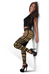 Hawaii Polynesian Leggings Golden - Fashion J1-LEGGINGS-Phaethon-Women's Leggings-XS-Vibe Cosy™