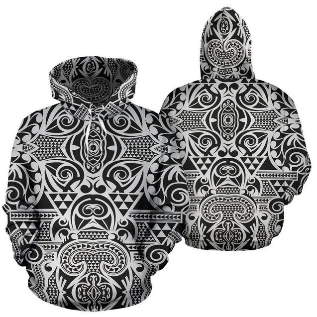 Polynesian Tribal Hoodie 18 - AH - J4-ALL OVER PRINT HOODIES (P)-Phaethon-Hoodie-S-Vibe Cosy™