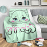 Meow - Coperta in Pile/Verde -Amaze Style™-Premium BlanketMeow - Coperta in Pile/Verde -Youth (56 x 43 inches / 140 x 110 cm)-Vibe Cosy™