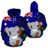 Australian Koala All Over Hoodie-ALL OVER PRINT HOODIES (P)-HP Arts-Hoodie-S-Vibe Cosy™