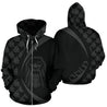 Odin Viking Zip-up Hoodie - Circle Style J1-ALL OVER PRINT ZIP HOODIES (P)-HP Arts-Zip-Up Hoodie-S-Vibe Cosy™