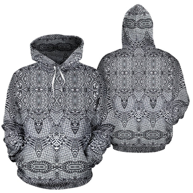 Polynesian Tribal Hoodie 08 - AH - J4-ALL OVER PRINT HOODIES (P)-Phaethon-Hoodie-S-Vibe Cosy™