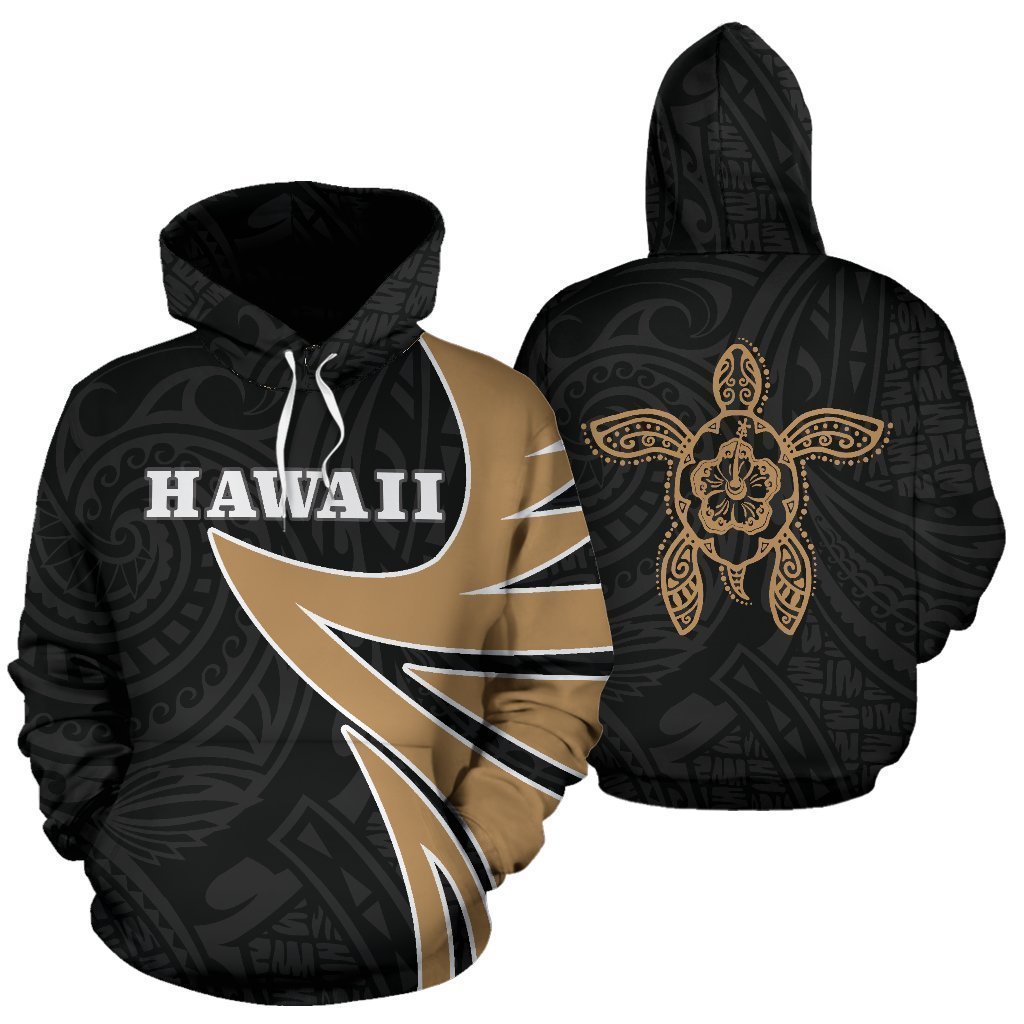 Hawaii Turtle Polynesian Hoodie - Warrior Style J9-ALL OVER PRINT HOODIES (P)-Phaethon-Hoodie-S-Vibe Cosy™