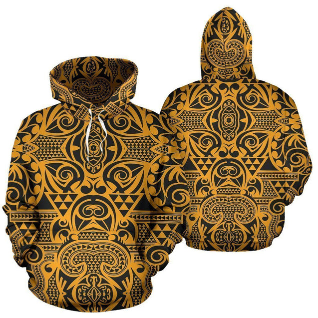 Polynesian Tribal Hoodie 20 - AH - J4-ALL OVER PRINT HOODIES (P)-Phaethon-Hoodie-S-Vibe Cosy™