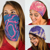 Marble Swirls Set 3 - Bandana 3 Pack-Amaze Style™-Marble Swirls Set 3 - Bandana 3 Pack-Vibe Cosy™