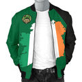 Ireland Map Special Men's Bomber Jacket-Apparel-HD09-Men's Bomber Jacket-S-Vibe Cosy™